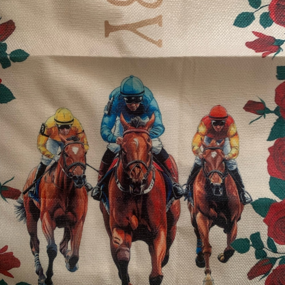 Kentucky Derby Floral Banner - Picture 2 of 6